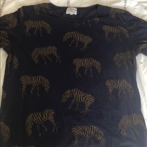 GANT Zebra Print Short sleeve T-shirt